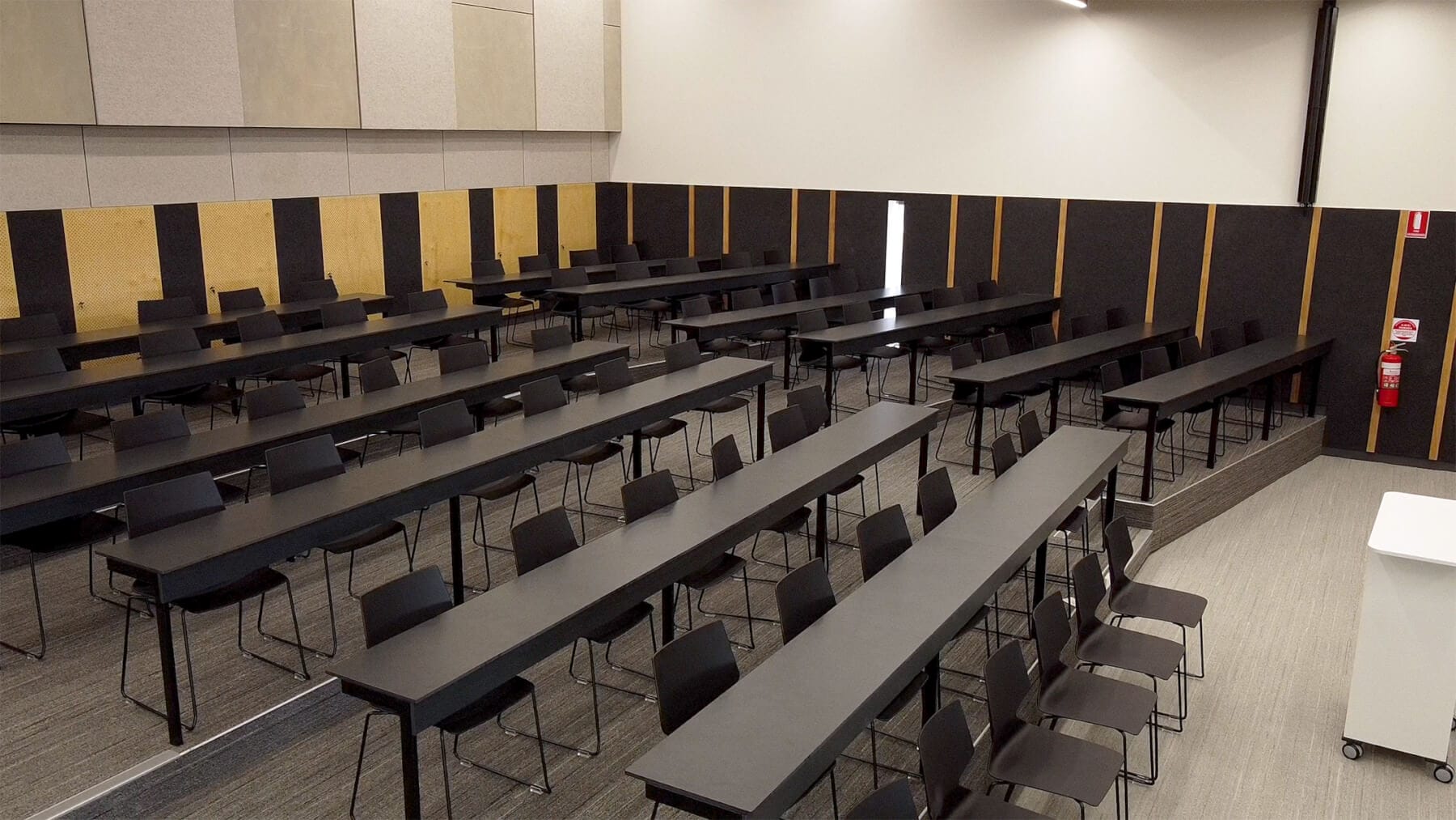 villanova school konfurb fly auditorium chairs