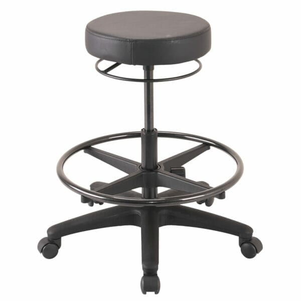 buro revo stool with architectural foot ring