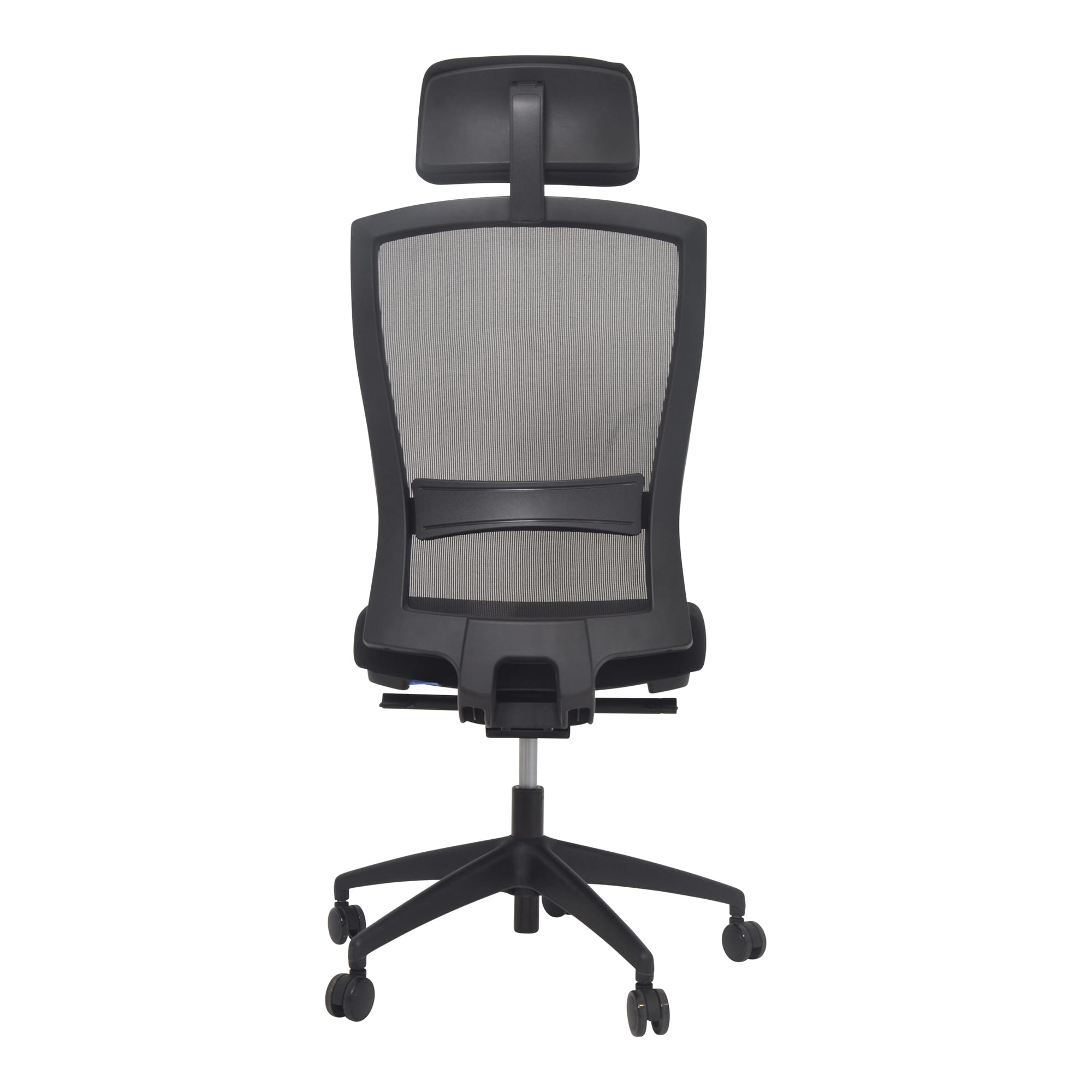 mentor chair with headrest back view