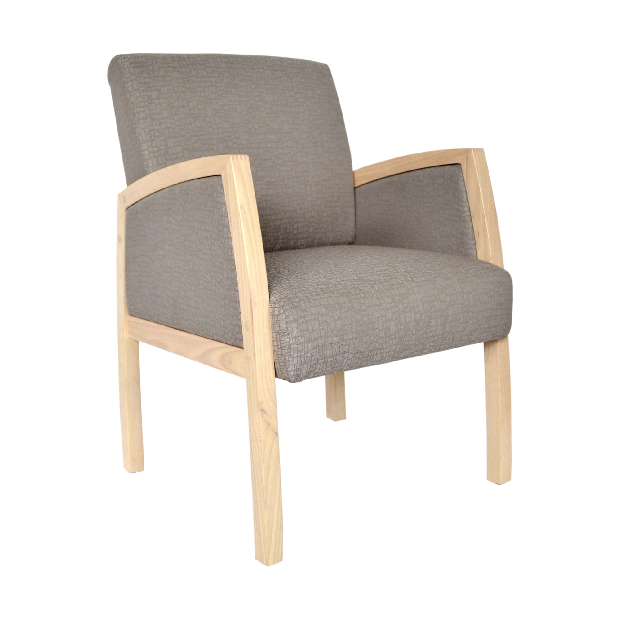 buro sorrento wood maple guest chair