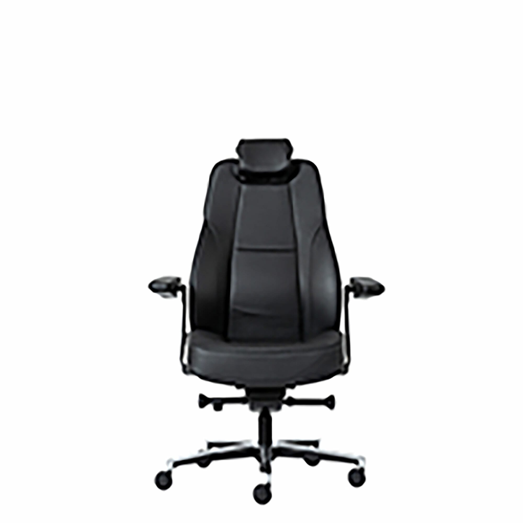 Buro Maverick controller 247 chair in leather front view