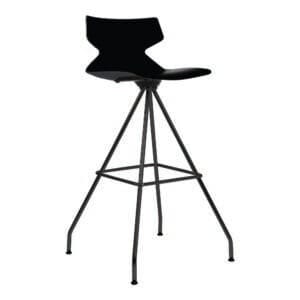 konfurb fly barstool with black pp seat