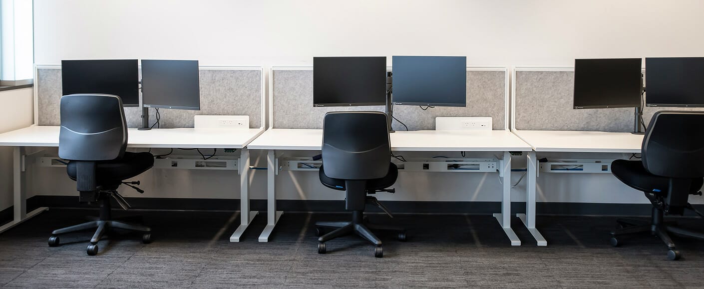 ergonomic workstation with buro roma chair