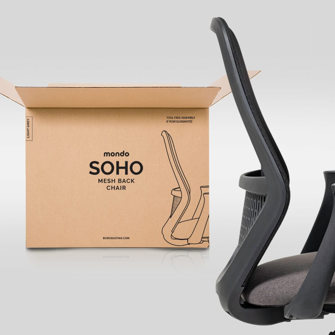 mondo sustainable chair packaging