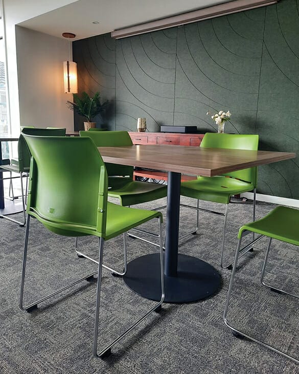 buro envy chairs in green