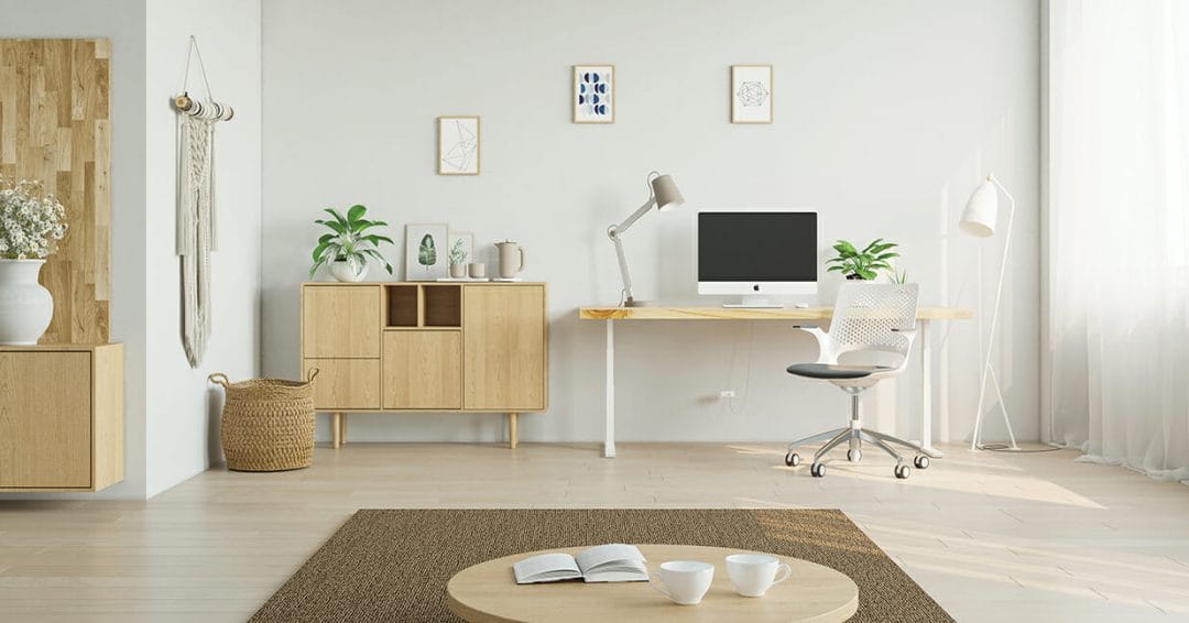 konfurb harmony chair in a small office design layout