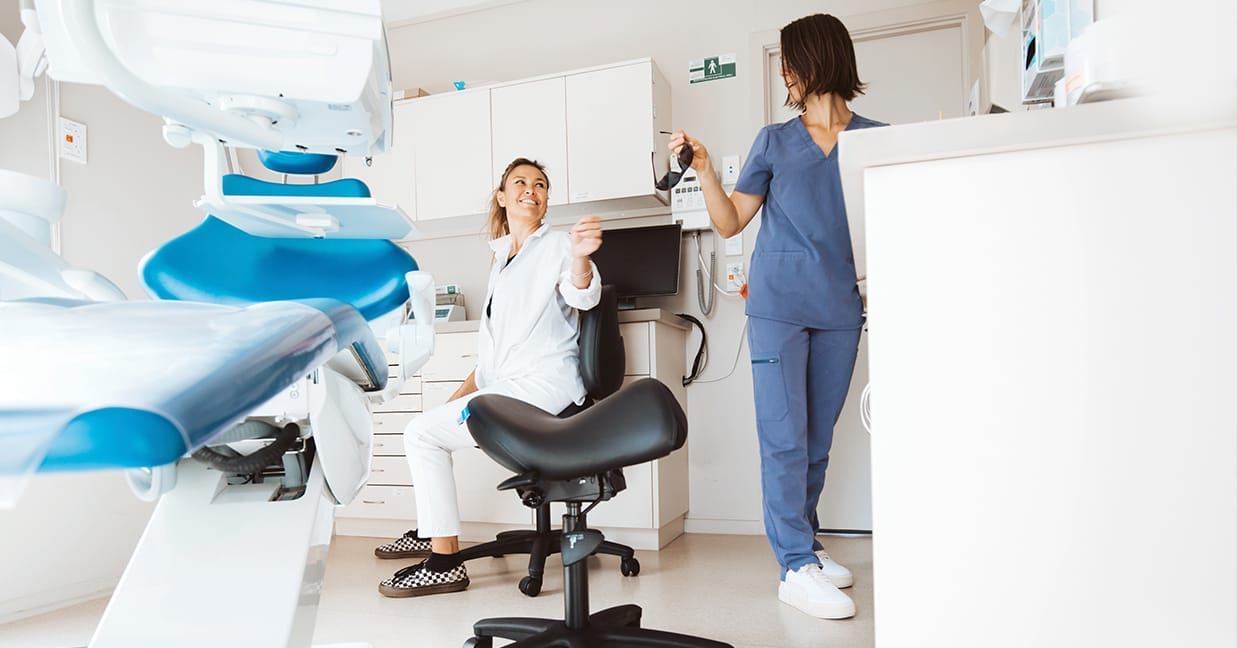 buro bambach stool at dentist