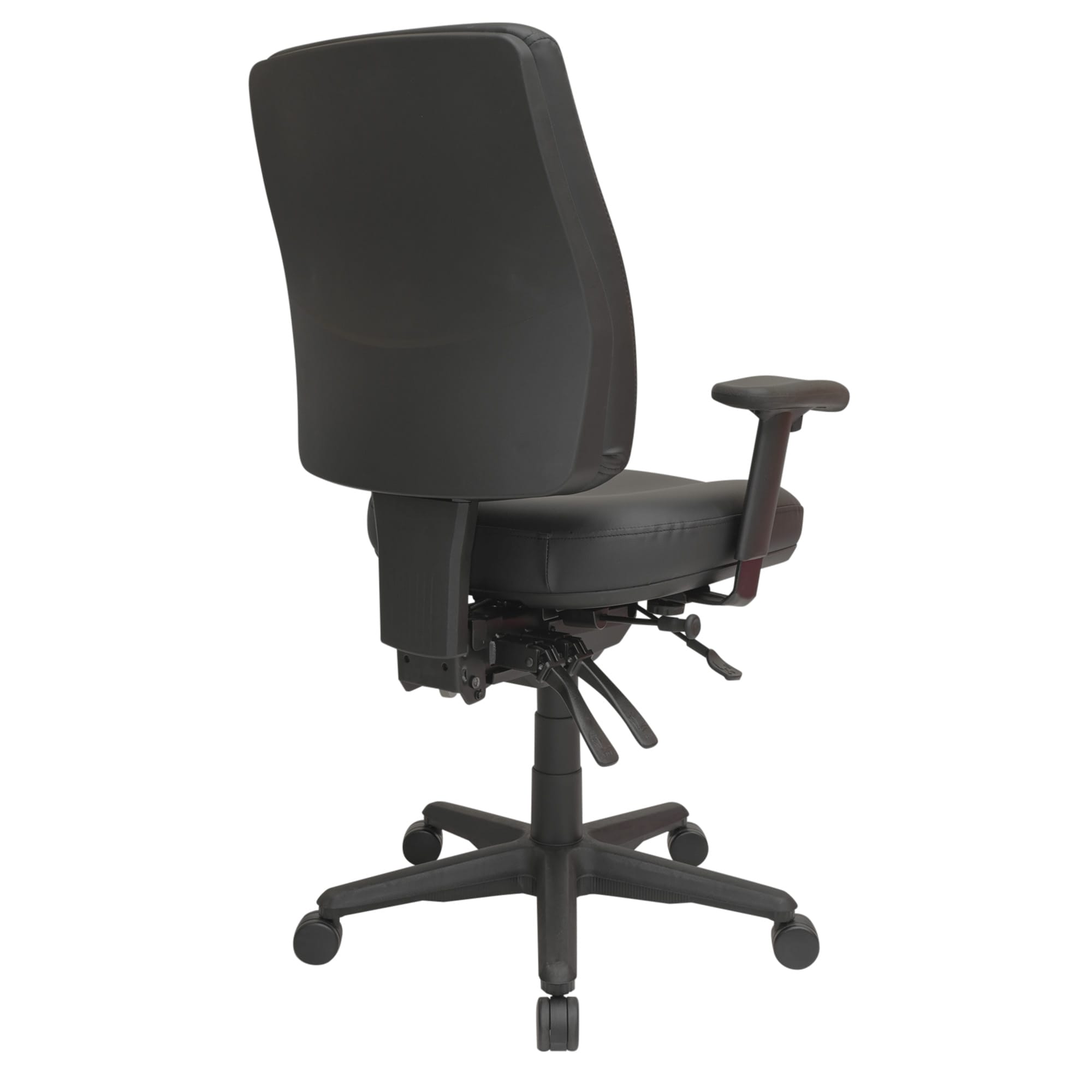 Buro Roma 3L HB PU w seat slide Arms 717A-PU13-SS