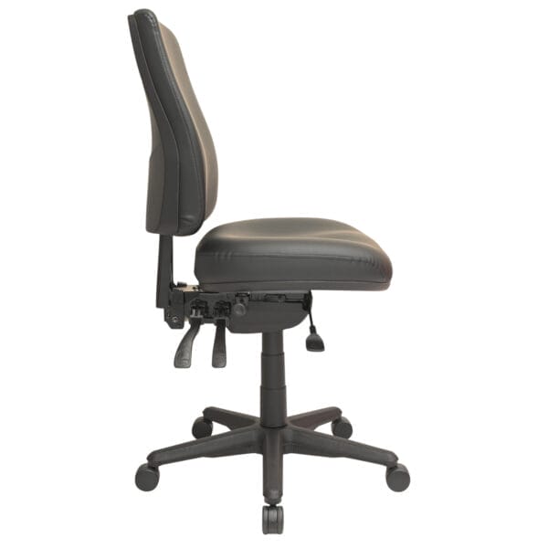 Buro Roma 3L HB PU w seat slide 717-PU13-SS