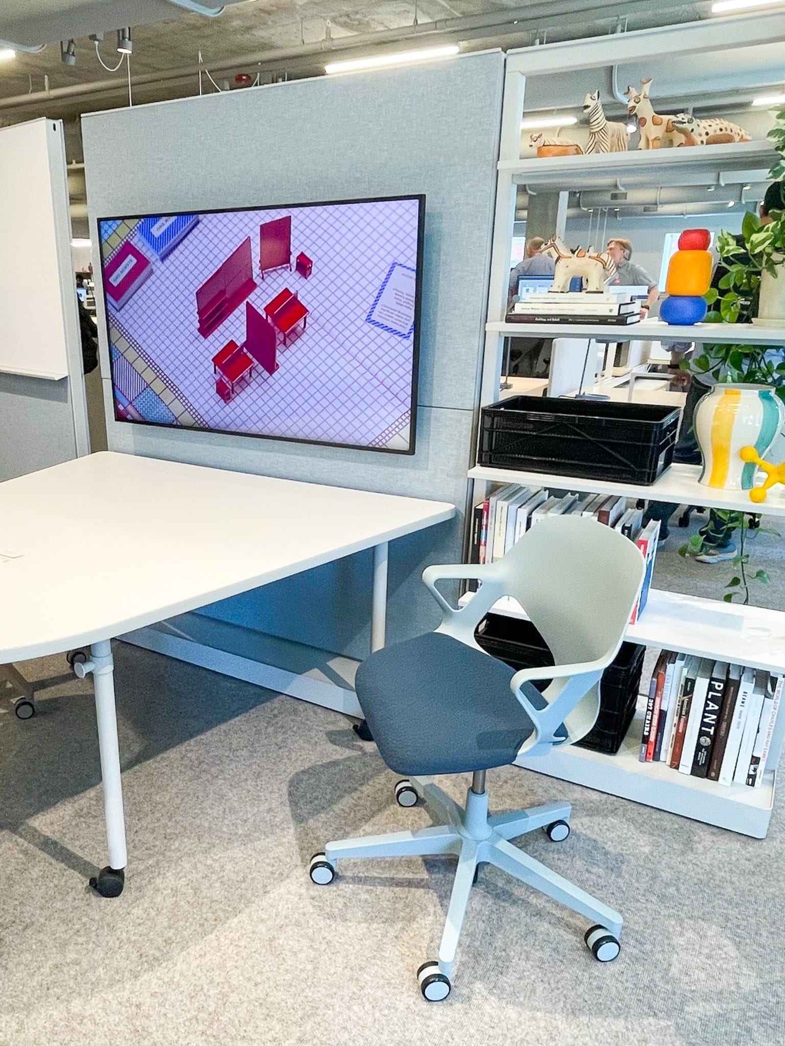 technology screens at neocon