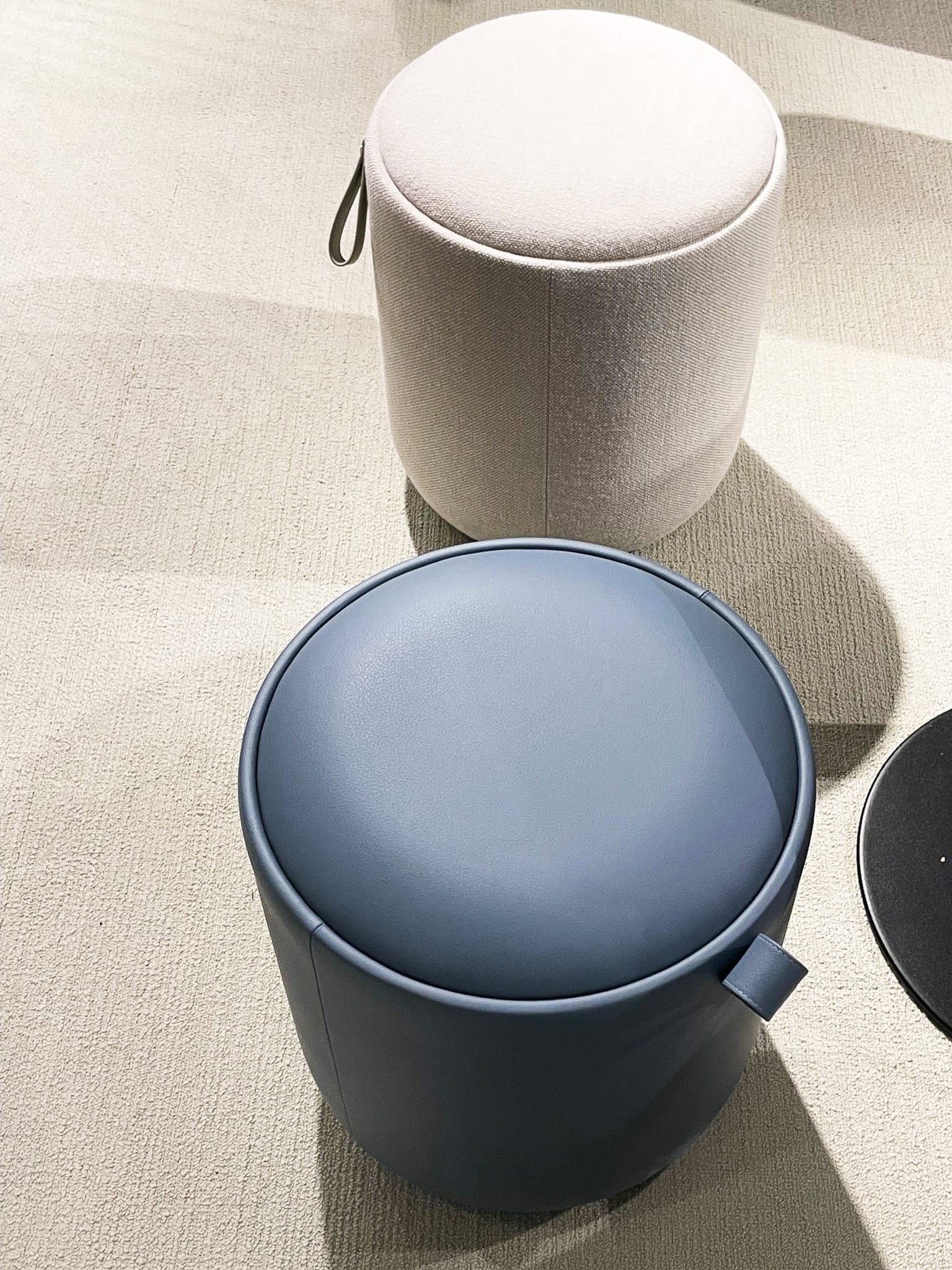 ottomans with handles at neocon show